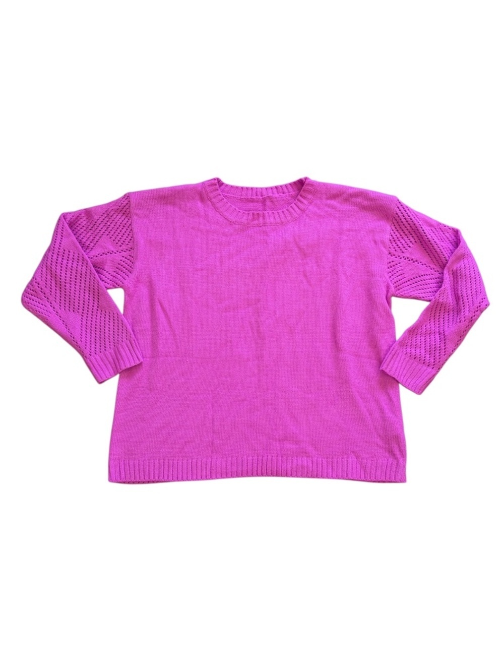 Bright Pink Pullover Sweater Size XXL